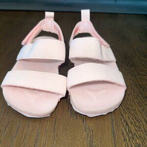 Nuby Baby Girl Light Pink Strappy Sandals Size 2